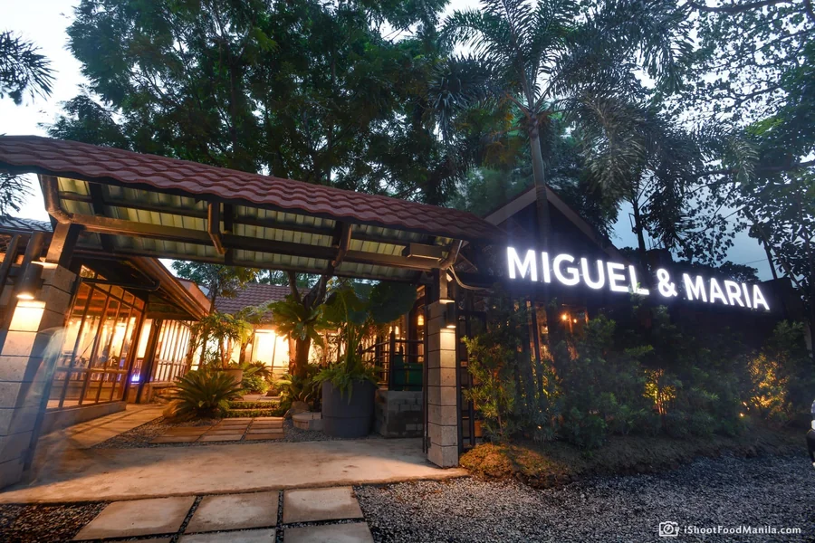 Miguel & Maria Menu Philippines
